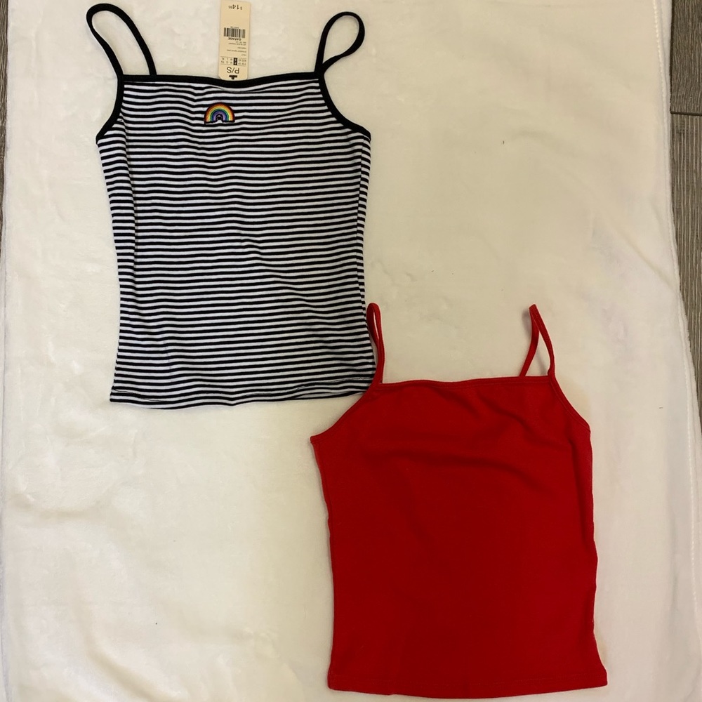 NWT BUNDLE! Garage Crop Cami Tanks🌈